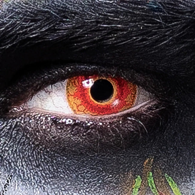 Rood Gele Kleurlenzen Hell van Boland koop je bij Partywinkel