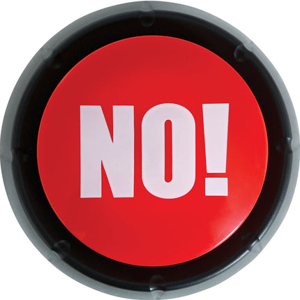 Rood Groene Button Yes! No! 9cm 2st van Fiestas Guirca koop je bij Partywinkel