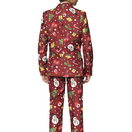 Rood Pak Kerstmis Met Licht Kind van Suitmeister koop je bij Partywinkel