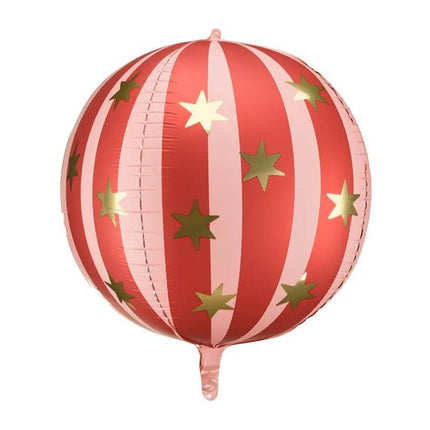 Rood Roze Helium Ballon Sterren Leeg 75cm van Partydeco koop je bij Partywinkel