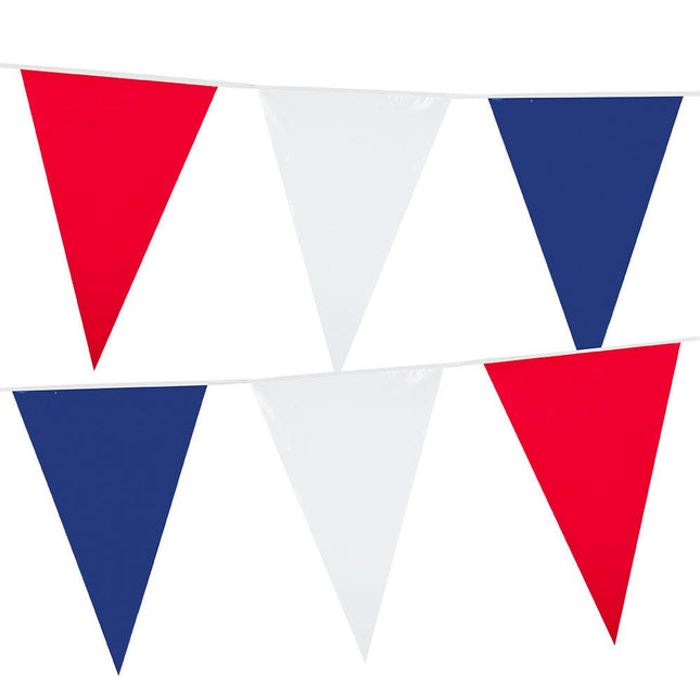 Rood Wit Blauwe Slinger Groot 10m van Boland koop je bij Partywinkel