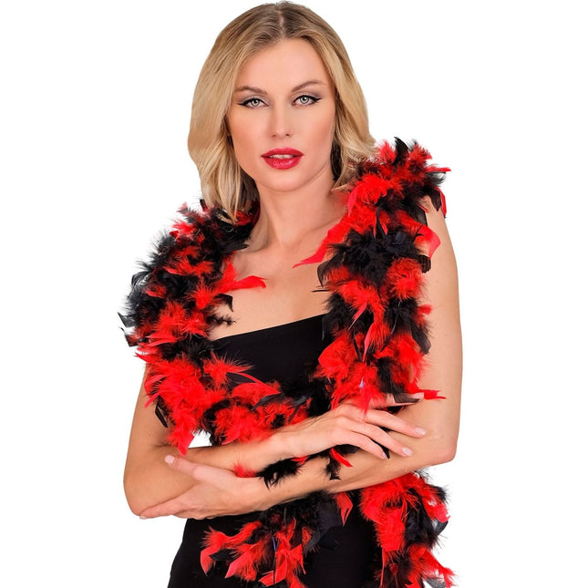 Rood Zwarte Boa 1,8m van Widmann koop je bij Partywinkel