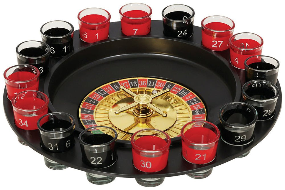 Rood Zwarte Drankspel 29cm 16 delig van Fiestas Guirca koop je bij Partywinkel