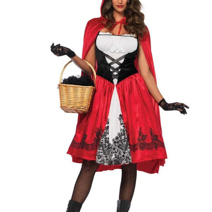 Roodkapje Jurk Rood Dames Leg Avenue van Leg Avenue koop je bij Partywinkel