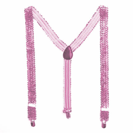 Neon Pailletten Bretels 2,5cm