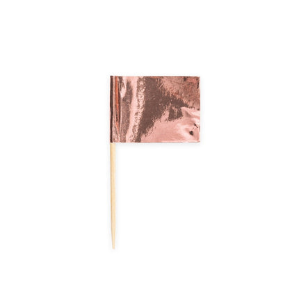 Rose Gouden Cocktailprikkers 50st van WeFiesta koop je bij Partywinkel