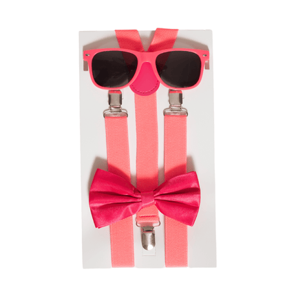 Roze Accessoireset 3 delig van Partychimp koop je bij Partywinkel