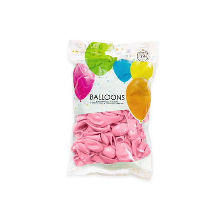 Roze Ballonnen 13cm 100st van WeFiesta koop je bij Partywinkel