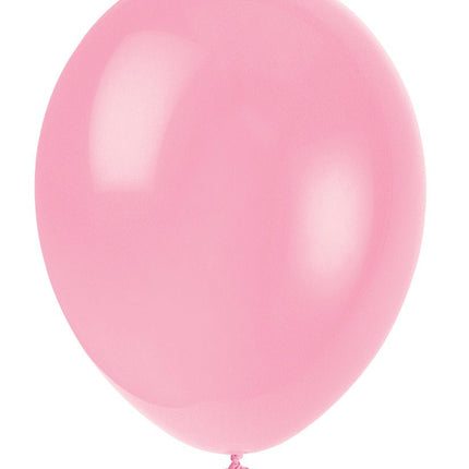 Roze Ballonnen Glans 30cm 10st van Unique koop je bij Partywinkel