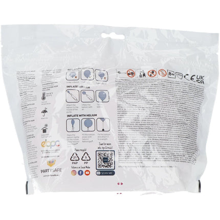 Roze Ballonnen Rosey Pink 33cm 50st van Folat koop je bij Partywinkel