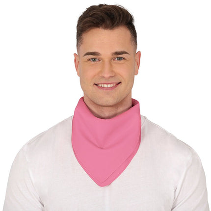 Roze Bandana 54cm van Fiestas Guirca koop je bij Partywinkel