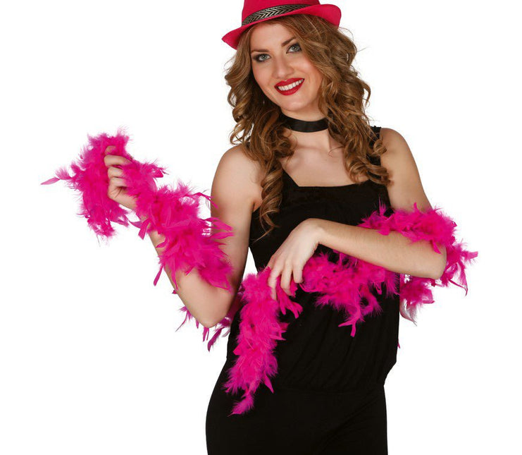 Roze Boa 1,80m van Fiestas Guirca koop je bij Partywinkel