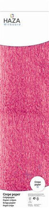 Roze Crepe Papier Metallic 1,50m van Haza Witbaard koop je bij Partywinkel