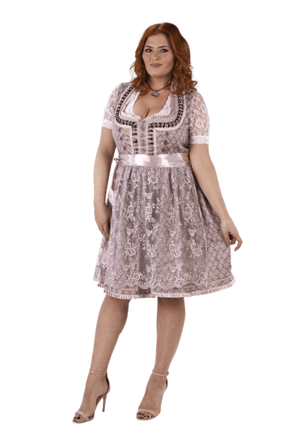 Roze Dirndl Jurk Oktoberfest Dames 2 Delig van Haus Huberts koop je bij Partywinkel