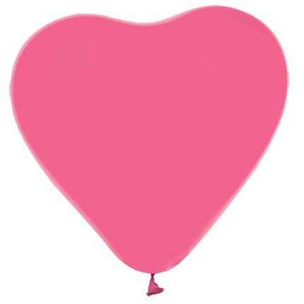Roze Hartjes Ballonnen 30cm 6st van WeFiesta koop je bij Partywinkel