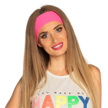 Roze Hoofdband Neon van Boland koop je bij Partywinkel
