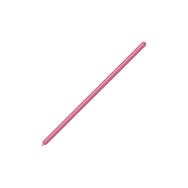Roze Modelleerballonnen 2,5cm 150cm 100st van Balloonia koop je bij Partywinkel