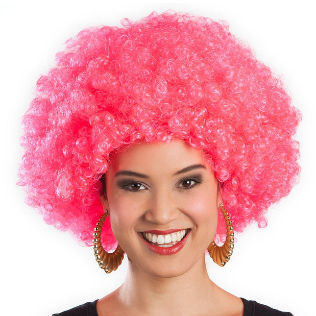 Roze Pruik Groove van Boland koop je bij Partywinkel