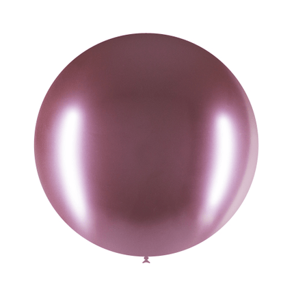 Roze Reuze Ballon Chroom 60cm van Balloonia koop je bij Partywinkel