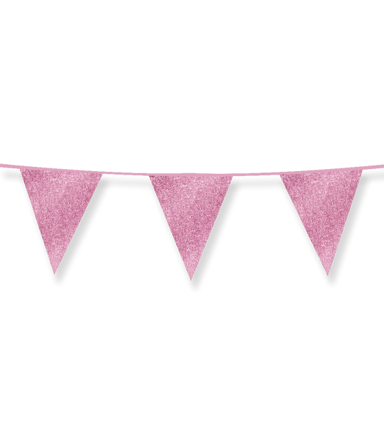 Roze Slinger Glitter 6m van Paper Dreams koop je bij Partywinkel