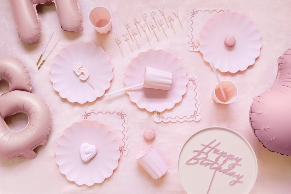 Roze Taartplateu 24cm van Partywinkel koop je bij Partywinkel