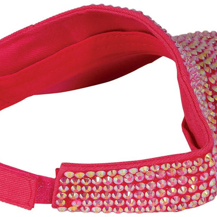 Roze Zonneklep Steentjes van Fiestas Guirca koop je bij Partywinkel