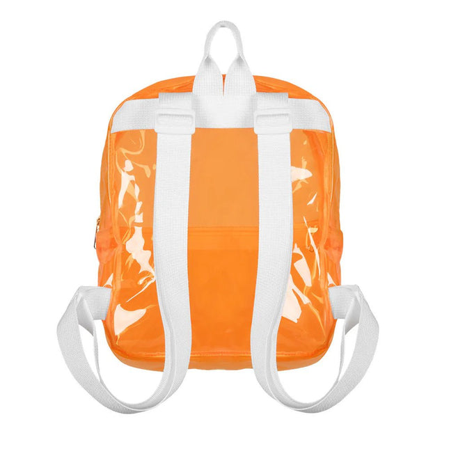 Rugzak Clarity neonoranje (28 x 23 x 10 cm) van Boland koop je bij Partywinkel