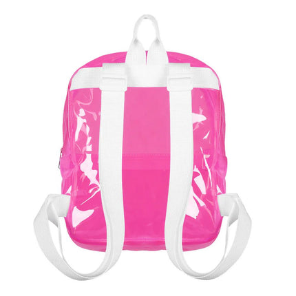 Rugzak Clarity neonroze (28 x 23 x 10 cm) van Boland koop je bij Partywinkel