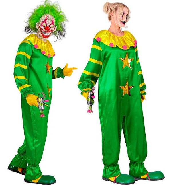 Ruimte Horror Clown Groen Geel van Widmann koop je bij Partywinkel