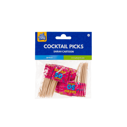 Sarah Cocktailprikkers 50st van Paper Dreams koop je bij Partywinkel