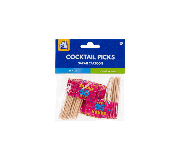 Sarah Cocktailprikkers 50st van Paper Dreams koop je bij Partywinkel
