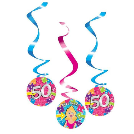 Sarah Hangdecoratie Versiering 3st van Haza Witbaard koop je bij Partywinkel