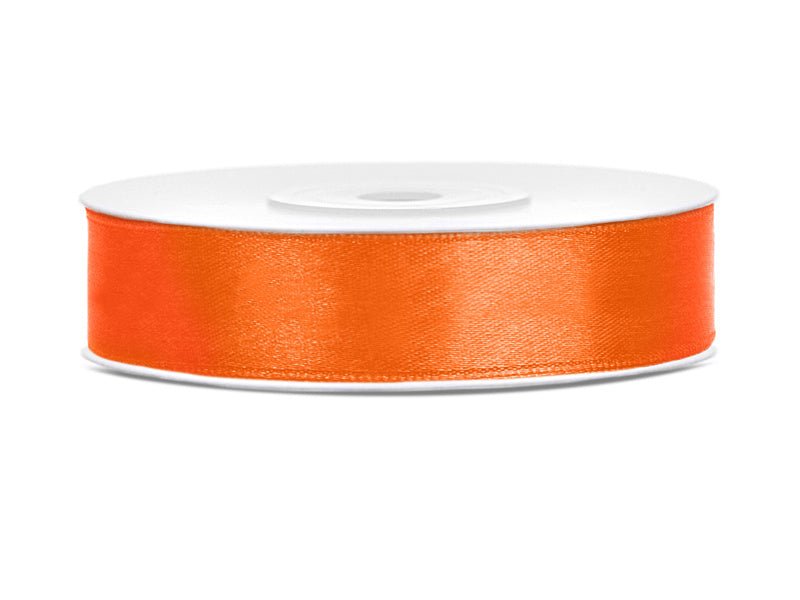 Satijn Lint Oranje 12mm 25m van Partydeco koop je bij Partywinkel