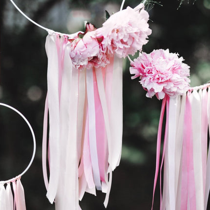 Satijn Lint Wit 25mm 25m van Partydeco koop je bij Partywinkel