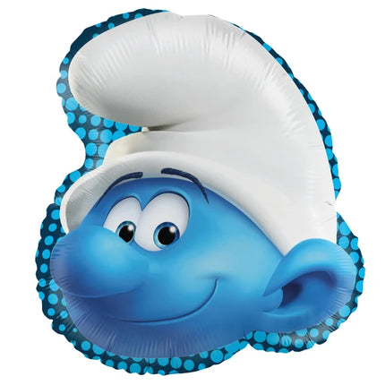 Smurfen Folie Ballon Leeg 45cm