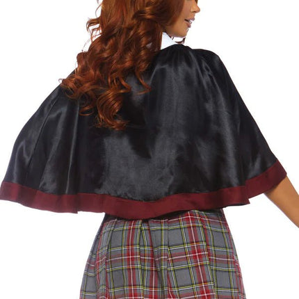 Schoolmeisje Kostuum Grijs Rood Dames Leg Avenue van Leg Avenue koop je bij Partywinkel