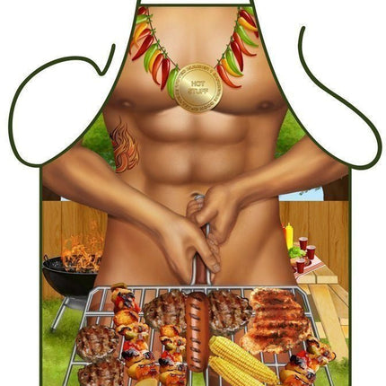 Schort Barbecue Man van Partychimp koop je bij Partywinkel