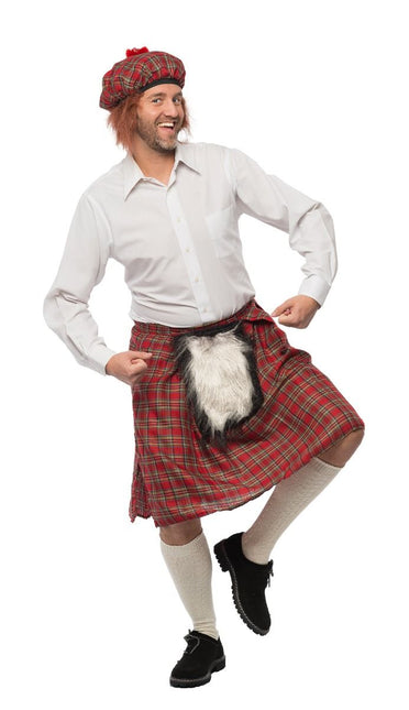 Schotse Man Kostuum - One - Size van Partychimp koop je bij Partywinkel