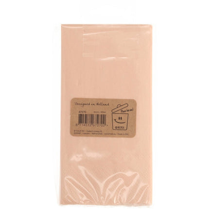 Servetten 70 Jaar Rose Goud 33cm 10st van Folat koop je bij Partywinkel