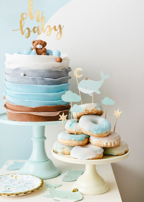 Servetten Walvis 16cm 20st van Partydeco koop je bij Partywinkel
