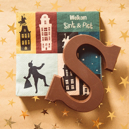 Servetten Welkom Sint En Piet 33cm 20st van Folat koop je bij Partywinkel