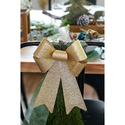 Gouden Strik Glitters Strepen 38cm