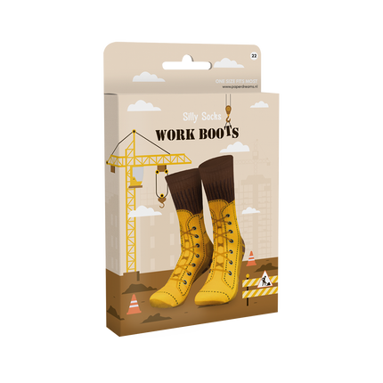 Grappige Sokken Werkschoenen