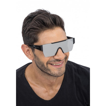 Zilveren Spiegel Effect Bril – 15 cm x 15 cm x 5,2 cm