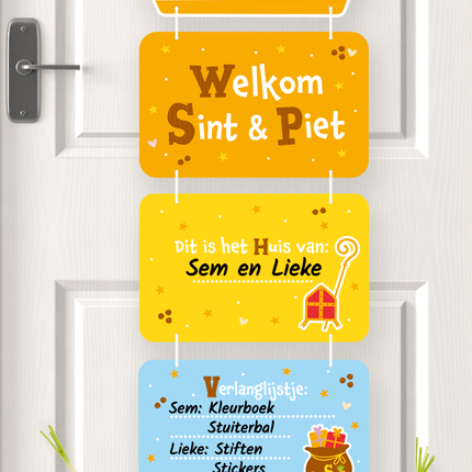 Sinterklaas Deurbord 80cm van Paper Dreams koop je bij Partywinkel