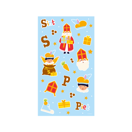Sinterklaas Stickervellen 4st van Paper Dreams koop je bij Partywinkel