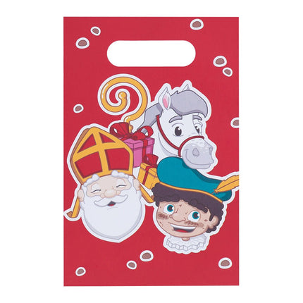 Sinterklaas Uitdeelzakjes Papier 23cm 10st van Boland koop je bij Partywinkel