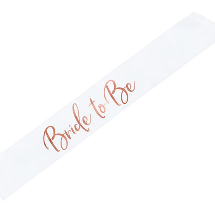 Sjerp Bride To Be Rose Goud 75cm van Partydeco koop je bij Partywinkel