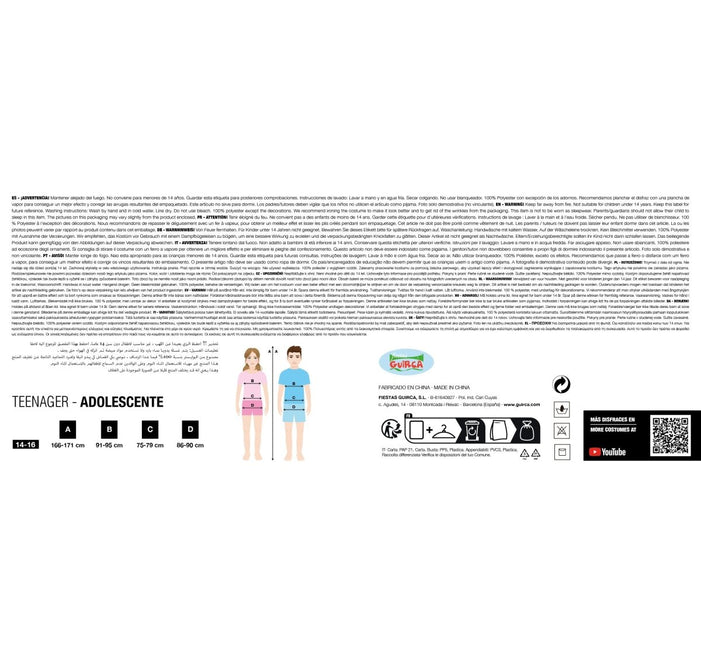 Skelet Halloween Jurk Dames Zwart van Fiestas Guirca koop je bij Partywinkel