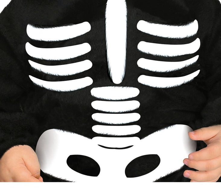 Skelet Halloween Kostuum Baby zwart - wit van Fiestas Guirca koop je bij Partywinkel